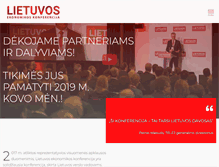 Tablet Screenshot of ekonomikoskonferencija.lt